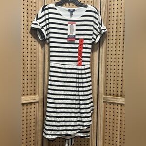 Chaps ladies crewneck knit dress nwt